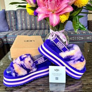 NEW UGG Disco Marble Slippers - Size 7